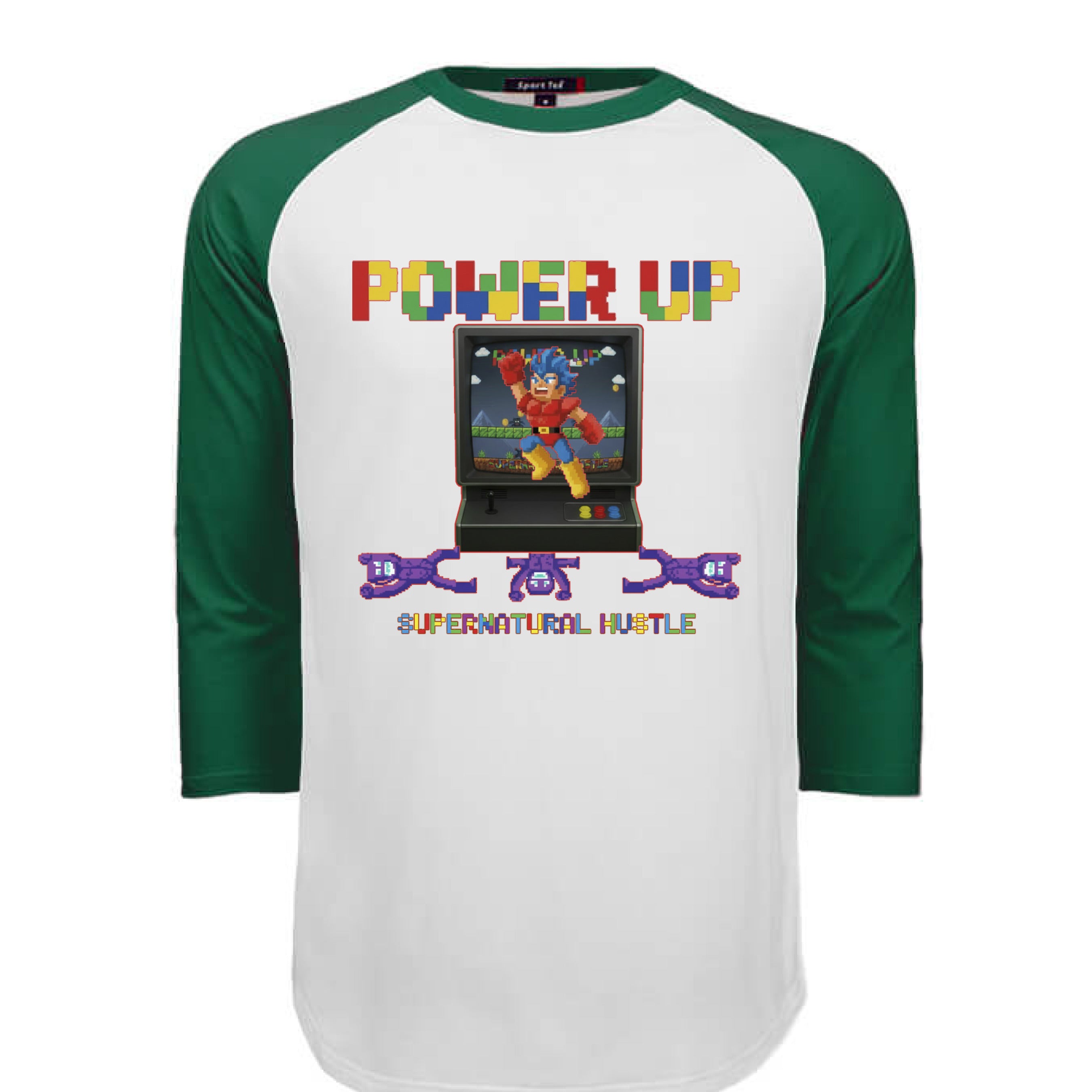 WHITE / FOREST - FRONT