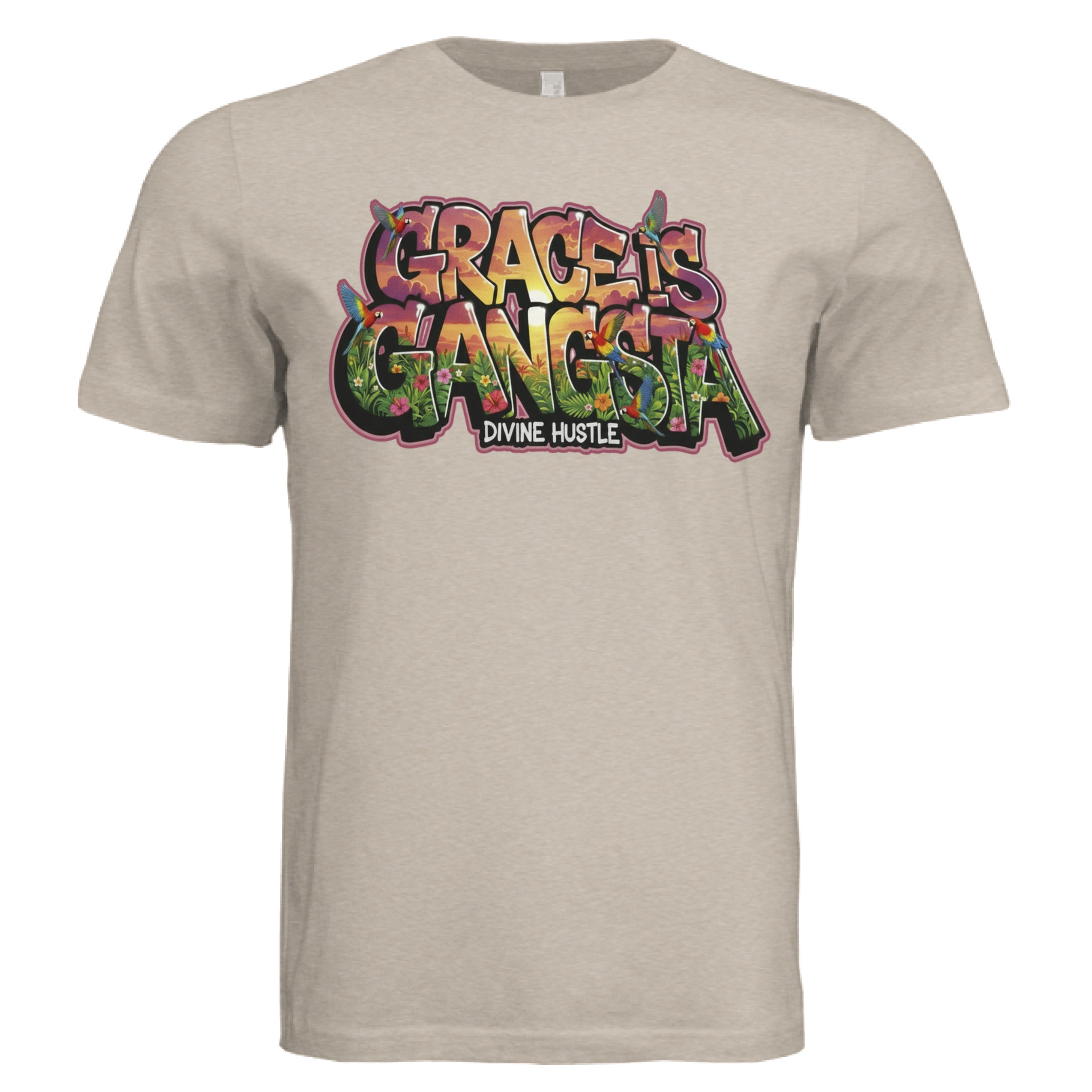 Tan Triblend - FRONT